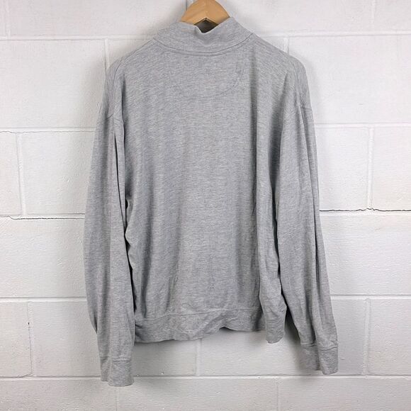 U.S. Polo Assn. men’s gray cotton blend half zip pullover - Picture 4 of 4